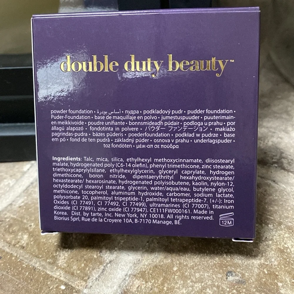 NEW Tarte shape tape Powder Foundation Deep Sand